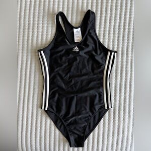 Adidas Black Athletic Swimsuit